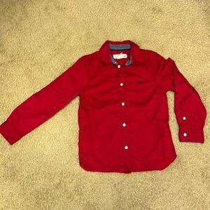 Boys long-sleeve button down H&M shirt, size 7